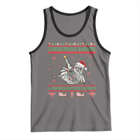 Christmas Lights And Reproductive Rights Ugly Christmas Tank Top Feminist Raccoon Gift - Wonder Print Shop