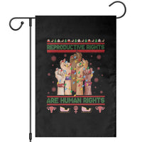 Ugly Christmas Feminist Raccoon Gift Garden Flag Reproductive Rights Are Human Rights - Wonder Print Shop