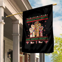 Ugly Christmas Feminist Raccoon Gift Garden Flag Reproductive Rights Are Human Rights - Wonder Print Shop