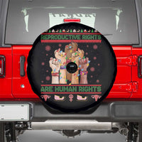 Ugly Christmas Feminist Raccoon Gift Spare Tire Cover Reproductive Rights Are Human Rights - Wonder Print Shop
