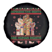 Ugly Christmas Feminist Raccoon Gift Spare Tire Cover Reproductive Rights Are Human Rights - Wonder Print Shop