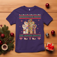 Ugly Christmas Feminist Raccoon Gift T Shirt Reproductive Rights Are Human Rights - Wonder Print Shop