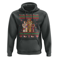 Ugly Christmas Feminist Raccoon Gift Hoodie Reproductive Rights Are Human Rights - Wonder Print Shop