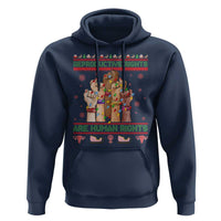 Ugly Christmas Feminist Raccoon Gift Hoodie Reproductive Rights Are Human Rights - Wonder Print Shop