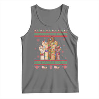 Ugly Christmas Feminist Raccoon Gift Tank Top Reproductive Rights Are Human Rights - Wonder Print Shop