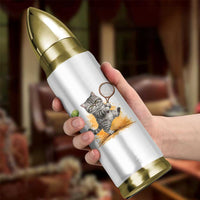 Funny Grumpy Cat Tennis Player Bullet Tumbler Gift For Tennis Fans - Wonder Print Shop