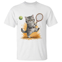 Funny Grumpy Cat Tennis Player T Shirt Gift For Tennis Fans - Wonder Print Shop