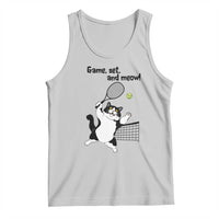 Funny Chubby Cat Tennis Tank Top Game Set And Meow - Wonder Print Shop