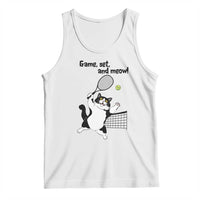 Funny Chubby Cat Tennis Tank Top Game Set And Meow - Wonder Print Shop