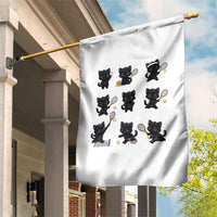 Funny Tennis Game Day Cat Garden Flag Tennis Player Gift - Wonder Print Shop