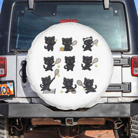 Funny Tennis Game Day Cat Spare Tire Cover Tennis Player Gift - Wonder Print Shop