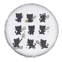 Funny Tennis Game Day Cat Spare Tire Cover Tennis Player Gift - Wonder Print Shop