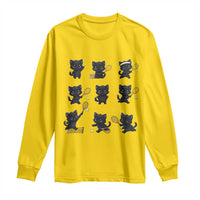Funny Tennis Game Day Cat Long Sleeve Shirt Tennis Player Gift - Wonder Print Shop