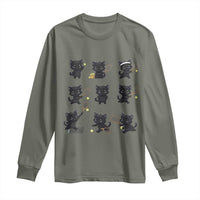 Funny Tennis Game Day Cat Long Sleeve Shirt Tennis Player Gift - Wonder Print Shop