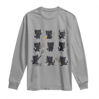 Funny Tennis Game Day Cat Long Sleeve Shirt Tennis Player Gift - Wonder Print Shop