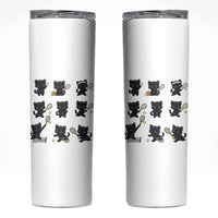 Funny Tennis Game Day Cat Skinny Tumbler Tennis Player Gift - Wonder Print Shop