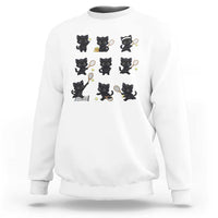 Funny Tennis Game Day Cat Sweatshirt Tennis Player Gift - Wonder Print Shop