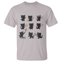 Funny Tennis Game Day Cat T Shirt Tennis Player Gift - Wonder Print Shop