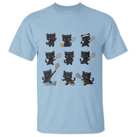 Funny Tennis Game Day Cat T Shirt Tennis Player Gift - Wonder Print Shop