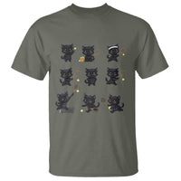 Funny Tennis Game Day Cat T Shirt Tennis Player Gift - Wonder Print Shop