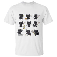 Funny Tennis Game Day Cat T Shirt Tennis Player Gift - Wonder Print Shop