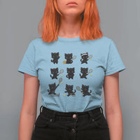 Funny Tennis Game Day Cat T Shirt For Women Tennis Player Gift - Wonder Print Shop