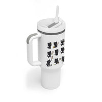 Funny Tennis Game Day Cat Tumbler With Handle Tennis Player Gift - Wonder Print Shop