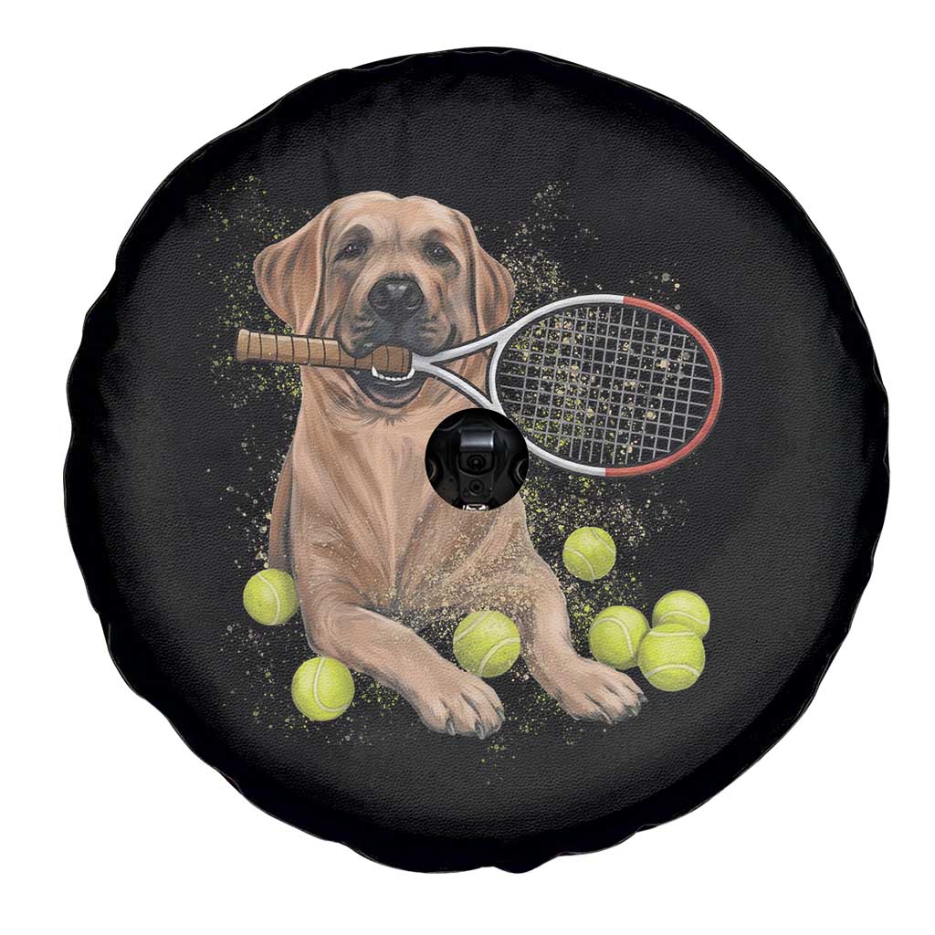 Funny Labrador Dog Playing Tennis Ball Spare Tire Cover Pet Lover Gift - Wonder Print Shop