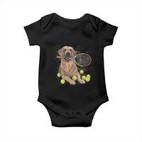 Funny Labrador Dog Playing Tennis Ball Baby Onesie Pet Lover Gift - Wonder Print Shop