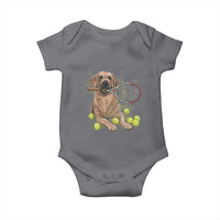 Funny Labrador Dog Playing Tennis Ball Baby Onesie Pet Lover Gift - Wonder Print Shop