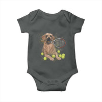 Funny Labrador Dog Playing Tennis Ball Baby Onesie Pet Lover Gift - Wonder Print Shop