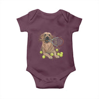 Funny Labrador Dog Playing Tennis Ball Baby Onesie Pet Lover Gift - Wonder Print Shop
