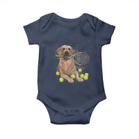 Funny Labrador Dog Playing Tennis Ball Baby Onesie Pet Lover Gift - Wonder Print Shop