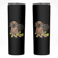 Funny Labrador Dog Playing Tennis Ball Skinny Tumbler Pet Lover Gift - Wonder Print Shop