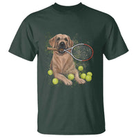 Funny Labrador Dog Playing Tennis Ball T Shirt Pet Lover Gift - Wonder Print Shop