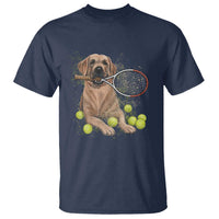 Funny Labrador Dog Playing Tennis Ball T Shirt Pet Lover Gift - Wonder Print Shop