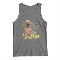 Funny Labrador Dog Playing Tennis Ball Tank Top Pet Lover Gift - Wonder Print Shop