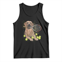 Funny Labrador Dog Playing Tennis Ball Tank Top Pet Lover Gift - Wonder Print Shop
