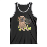 Funny Labrador Dog Playing Tennis Ball Tank Top Pet Lover Gift - Wonder Print Shop