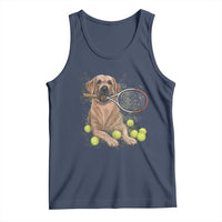 Funny Labrador Dog Playing Tennis Ball Tank Top Pet Lover Gift - Wonder Print Shop