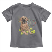 Funny Labrador Dog Playing Tennis Ball Toddler T Shirt Pet Lover Gift - Wonder Print Shop