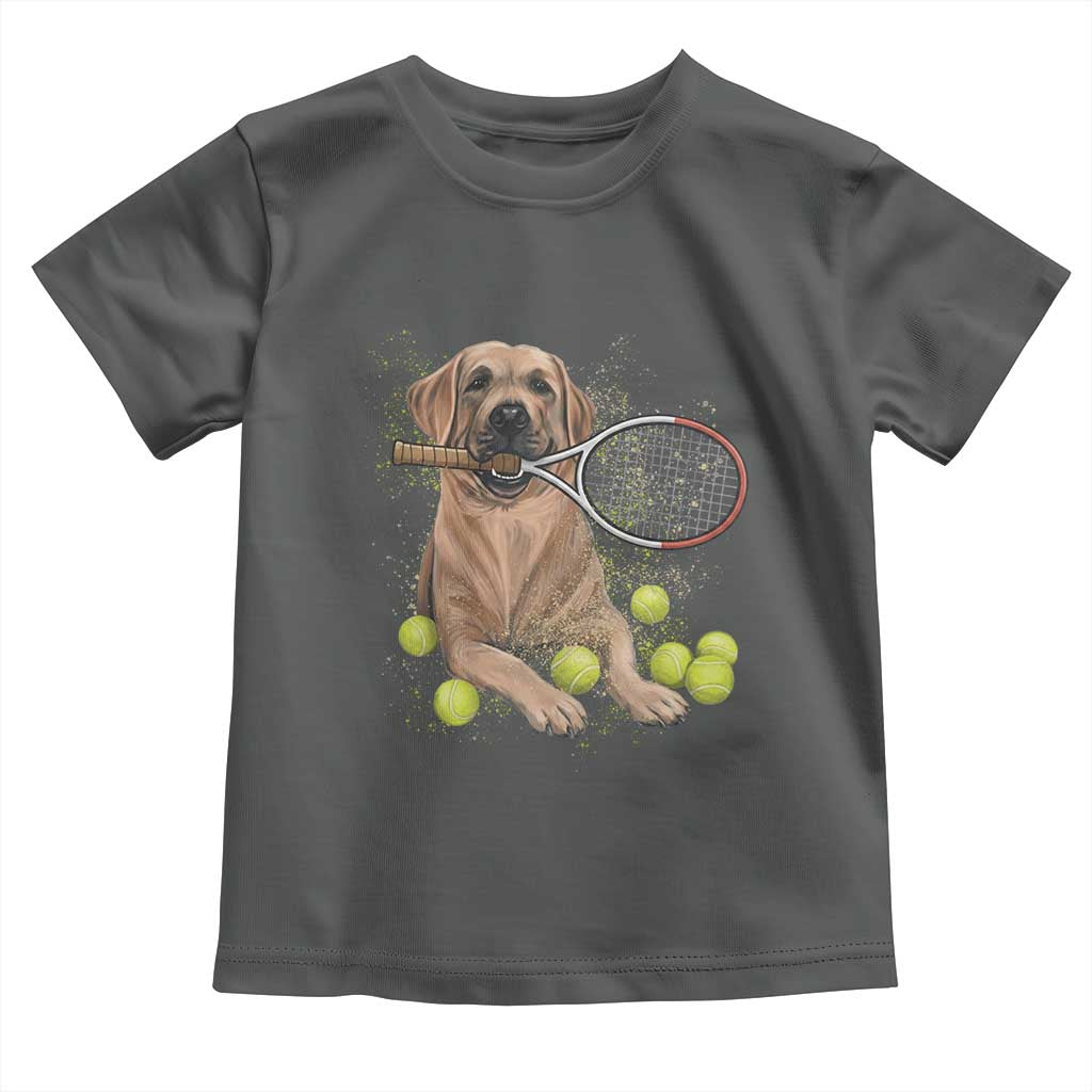 Funny Labrador Dog Playing Tennis Ball Toddler T Shirt Pet Lover Gift - Wonder Print Shop