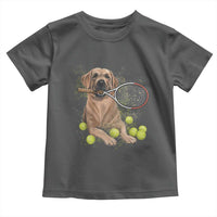 Funny Labrador Dog Playing Tennis Ball Toddler T Shirt Pet Lover Gift - Wonder Print Shop