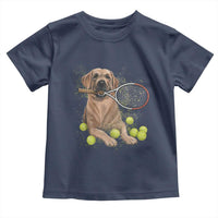 Funny Labrador Dog Playing Tennis Ball Toddler T Shirt Pet Lover Gift - Wonder Print Shop
