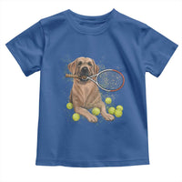Funny Labrador Dog Playing Tennis Ball Toddler T Shirt Pet Lover Gift - Wonder Print Shop
