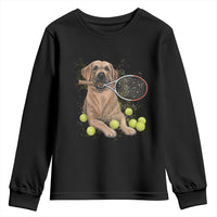 Funny Labrador Dog Playing Tennis Ball Youth Sweatshirt Pet Lover Gift - Wonder Print Shop