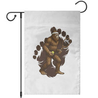 Funny Bigfoot Tennis Player Garden Flag Folklore Cryptid Gift - Wonder Print Shop