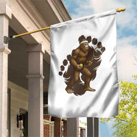 Funny Bigfoot Tennis Player Garden Flag Folklore Cryptid Gift - Wonder Print Shop