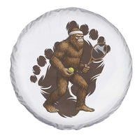 Funny Bigfoot Tennis Player Spare Tire Cover Folklore Cryptid Gift - Wonder Print Shop