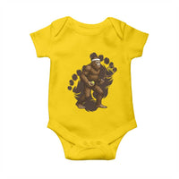 Funny Bigfoot Tennis Player Baby Onesie Folklore Cryptid Gift - Wonder Print Shop